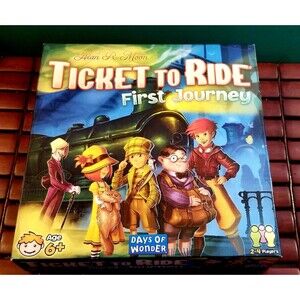 Ticket To Ride: First Journey US Board Game Days of Wonder Complete